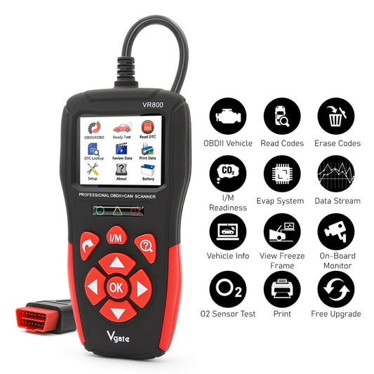 Vgate VR800 Car Code Reader OBD2 Diagnostic Scanner, Vgate VR800