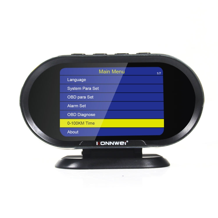 KONNWEI KW206 2 in 1 OBDII / EOBD12V Car Fault Scanner + 3.5 inch LCD Monitor, KW206