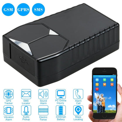 GSM GPRS GPS Positioning Tracker Real Time Positioning SMS APP Tracking Sound Alarm Monitoring for iOS Android, GSM GPRS GPS