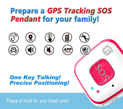 REACHFAR V28 Necklace Style GSM Mini LBS WiFi AGPS Tracker SOS Communicator, RF-V28