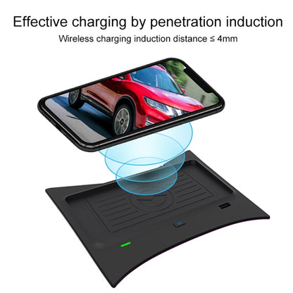 Car Fast Charging Wireless Charger for Nissan X-Trail 2014-2021 / Qashqai 2016-2018, Left Driving, For Nissan X-Trail 2014-2021