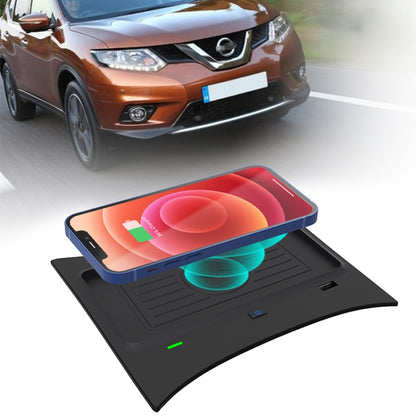 Car Fast Charging Wireless Charger for Nissan X-Trail 2014-2021 / Qashqai 2016-2018, Left Driving, For Nissan X-Trail 2014-2021