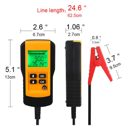 AE300 Car 12V Digital Battery Tester Analyzer, Digital Battery Tester