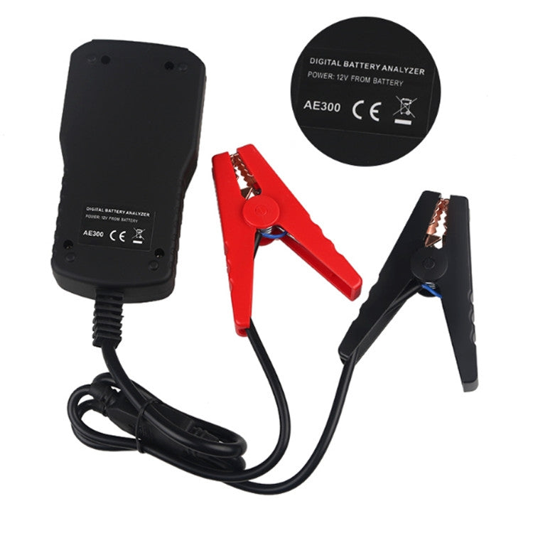 AE300 Car 12V Digital Battery Tester Analyzer, Digital Battery Tester