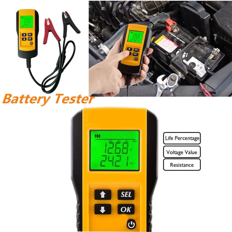 AE300 Car 12V Digital Battery Tester Analyzer, Digital Battery Tester