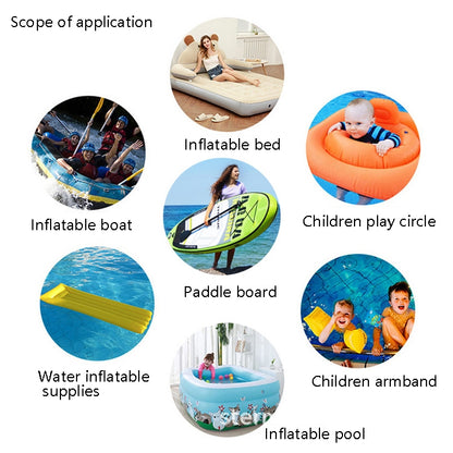 HT-785 Paddle Board 16PSI High Pressure Car Inflatable Pump 12V Electric Air Pump With 6 Connectors, HT-785