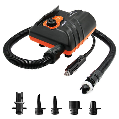 HT-785 Paddle Board 16PSI High Pressure Car Inflatable Pump 12V Electric Air Pump With 6 Connectors, HT-785