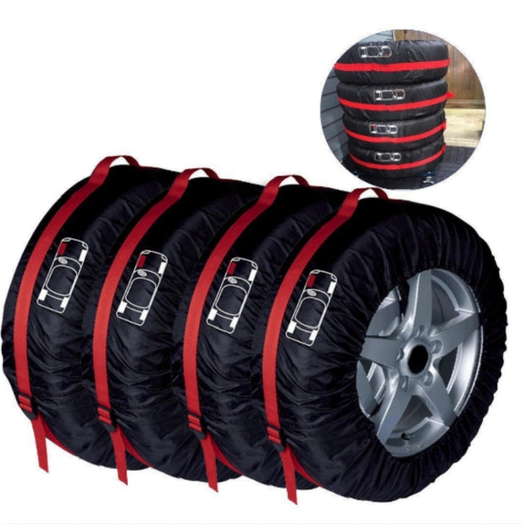 4 in 1 Waterproof Dustproof Sunscreen Car Tire Spare Tire Cover, S, L