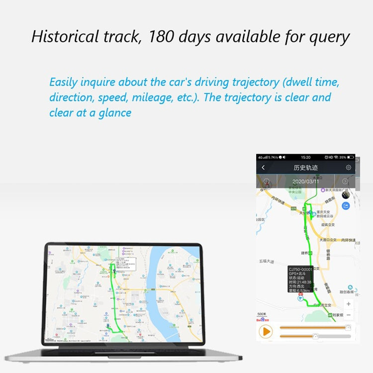 CJ750 Car OBD Interface GPS Locator Beidou Double-Mode Tracker Miniature Anti-Theft Device, CJ750