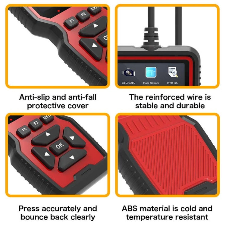 V519 OBD2 Colorful Screen Car Fault Detector, V519