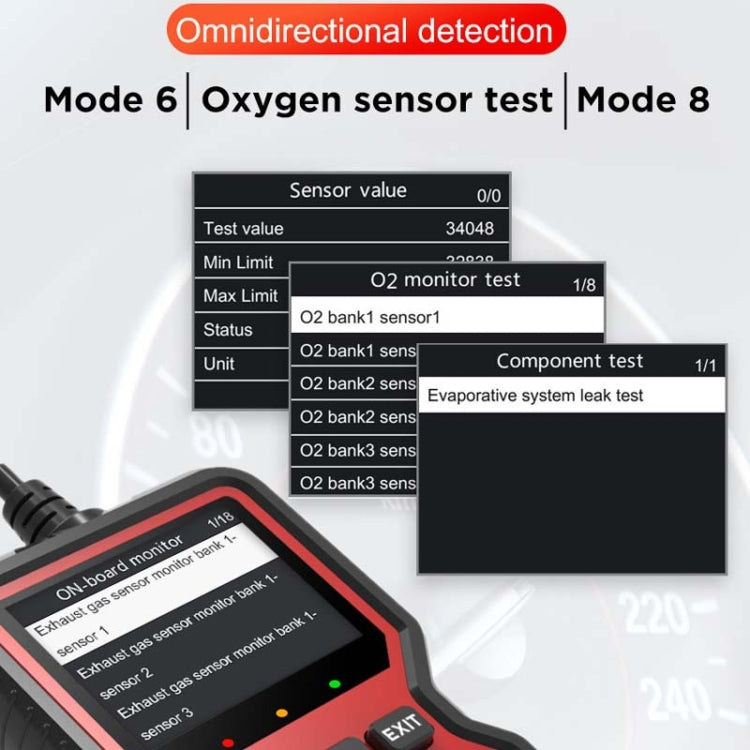 V519 OBD2 Colorful Screen Car Fault Detector, V519