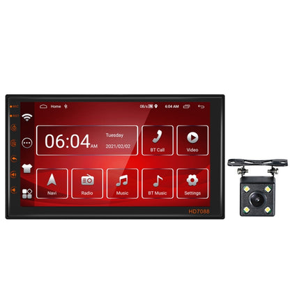 A2769 7 Inch Android Navigation WIFI Version 2+16G Vehicle Machine Central Control Large Screen, Spec:, Standard, Standard+4Lights Camera, Standard+12Lights Camera