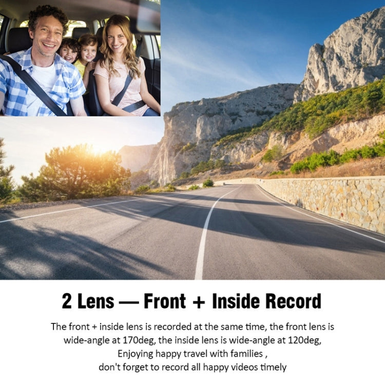 3 Lens Video HD 1080P Multi-Language Driving Recorder, F10