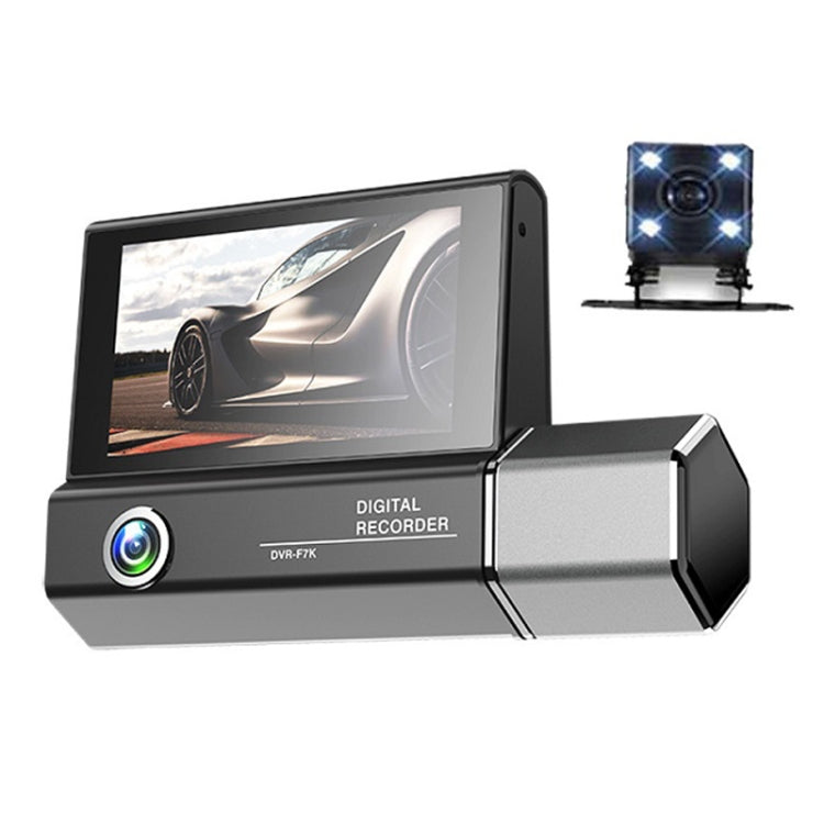 3 Lens Video HD 1080P Multi-Language Driving Recorder, F10