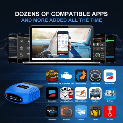 Nexas Bluetooth 5.0 OBD2 Diagnostic Scanner For IOS/Android, OBD2 Diagnostic Scanner