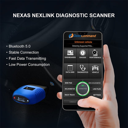 Nexas Bluetooth 5.0 OBD2 Diagnostic Scanner For IOS/Android, OBD2 Diagnostic Scanner