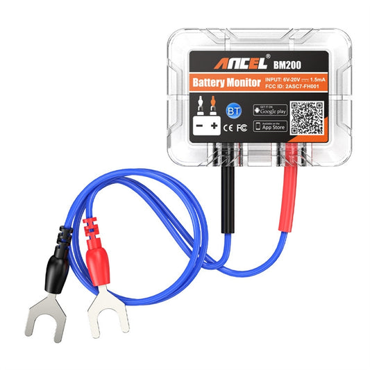 ANCEL BM200 12V Bluetooth 4.2 Car Battery Analysis and Detection Tool Battery Tester, BM200