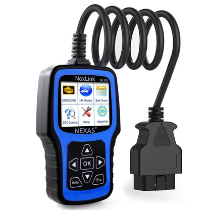 Nexas NL101 Universal OBD2 Scanner Diagnostic Tool & Battery Tester With OBDII, NL101