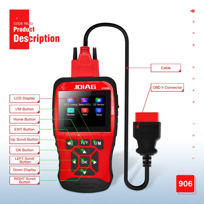 OBD Car Engine Fault Detector ELM327 Car Code Reader Card, JD906