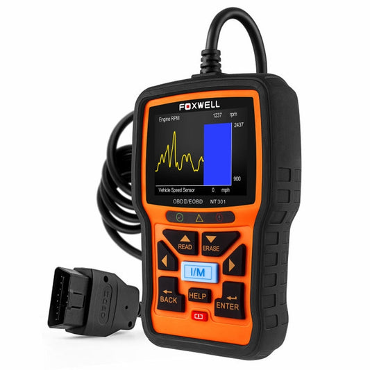 FOXWELL NT301 OBD2 Car Fault Diagnostic Instrument Live Data Code Reader Tool, FOXWELL NT301