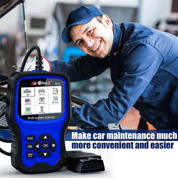 AUTOPHIX 7610 OBD2 Scan Diagnostic Tool Full System Maintenance And Repair Detector, 7610