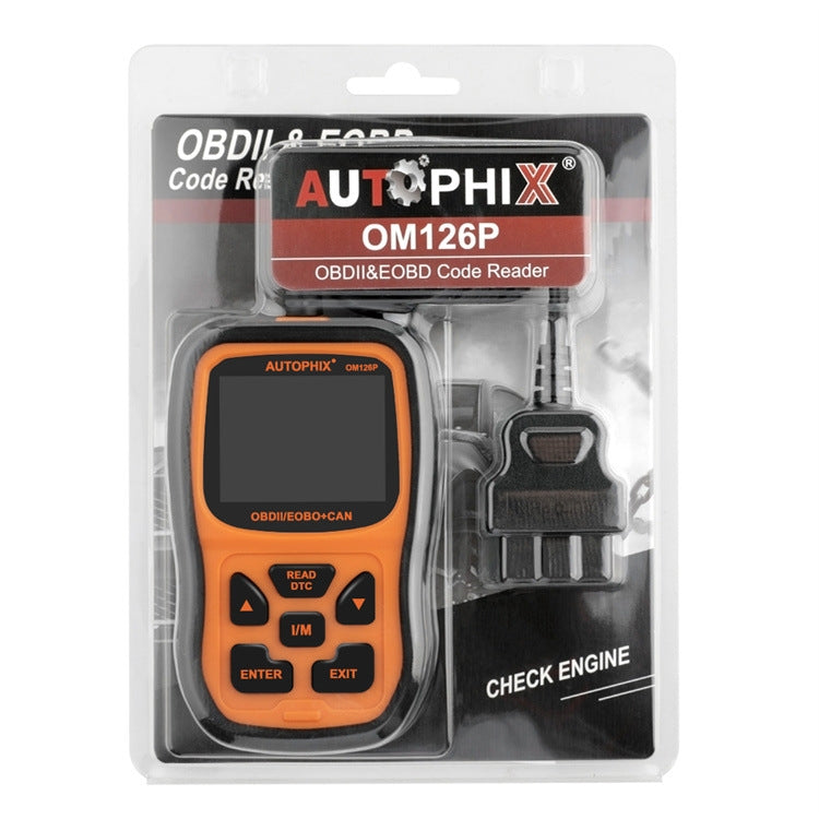 AUTOPHIX OM126P OBD2 Automotive Scanner Car Engine Diagnosis Tool, OM126P