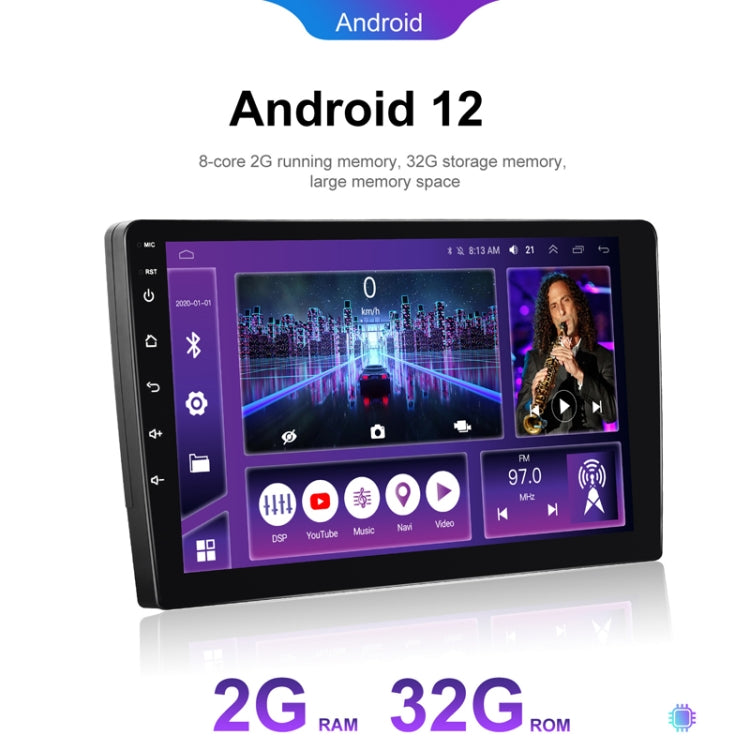 Universal 9 Inch 8 Core CarPlay Android Navigation Car Center Control All-In-One Monitor, 2+32G, 4+64G