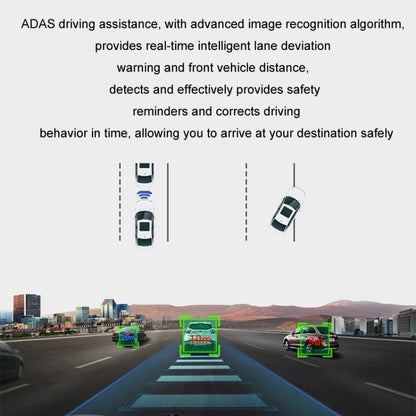 Android ADAS HD Night Vision 1080P USB Driving Recorder, Single Lens, Dual Lens, Single Lens WIFI Version