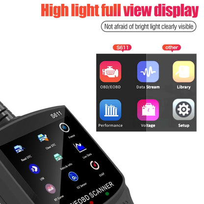 OBD/EOBD Car Handheld Intelligent Tester, S611