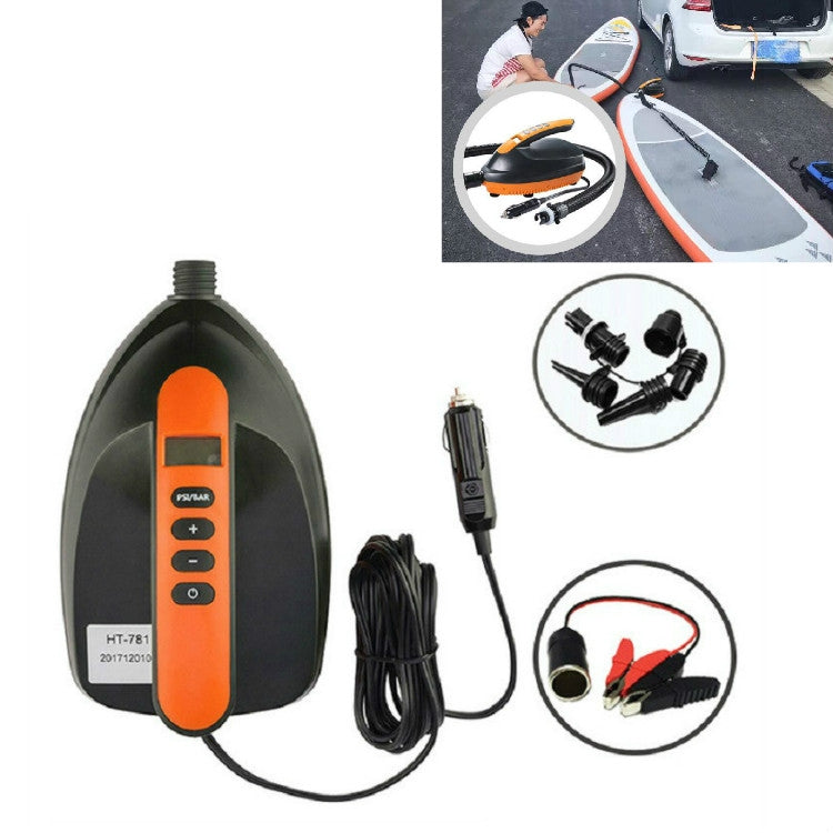 Paddle Board High Pressure Electric Air Pump Kayak Rubber Boat Vehicle Air Pump, 781 Single Inflatable, 781 Single Inflatable With Clip