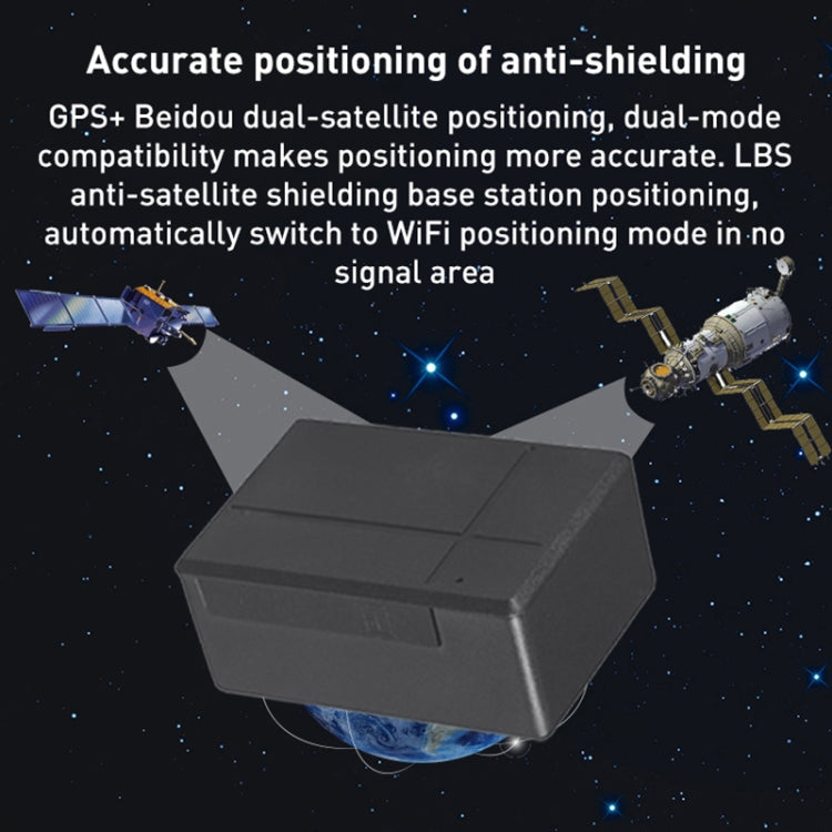 C035 Mini GPS Beidou Positioning Tracker Strong Magnetic Positioning Anti-lost Device, C035