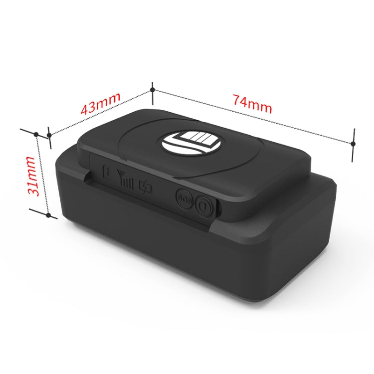 TK202A 2G Car Truck Vehicle Tracking GSM GPRS GPS Tracker Support AGPS, Battery Capacity: 6500MA, Battery Capacity: 4400MA