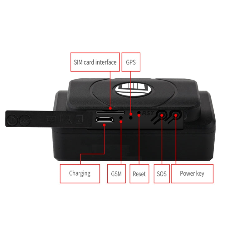 TK202B 2G Car Truck Vehicle Tracking GSM GPRS GPS Tracker Support AGPS, Battery Capacity: 5000MA, Battery Capacity: 6400MA